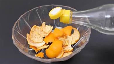 橘子皮別再扔掉了，用白醋泡一泡，作用超棒，一年能省好幾百