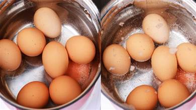 煮雞蛋萬萬不可只用清水，多加1步，蛋殼一碰就掉，雞蛋香嫩好吃